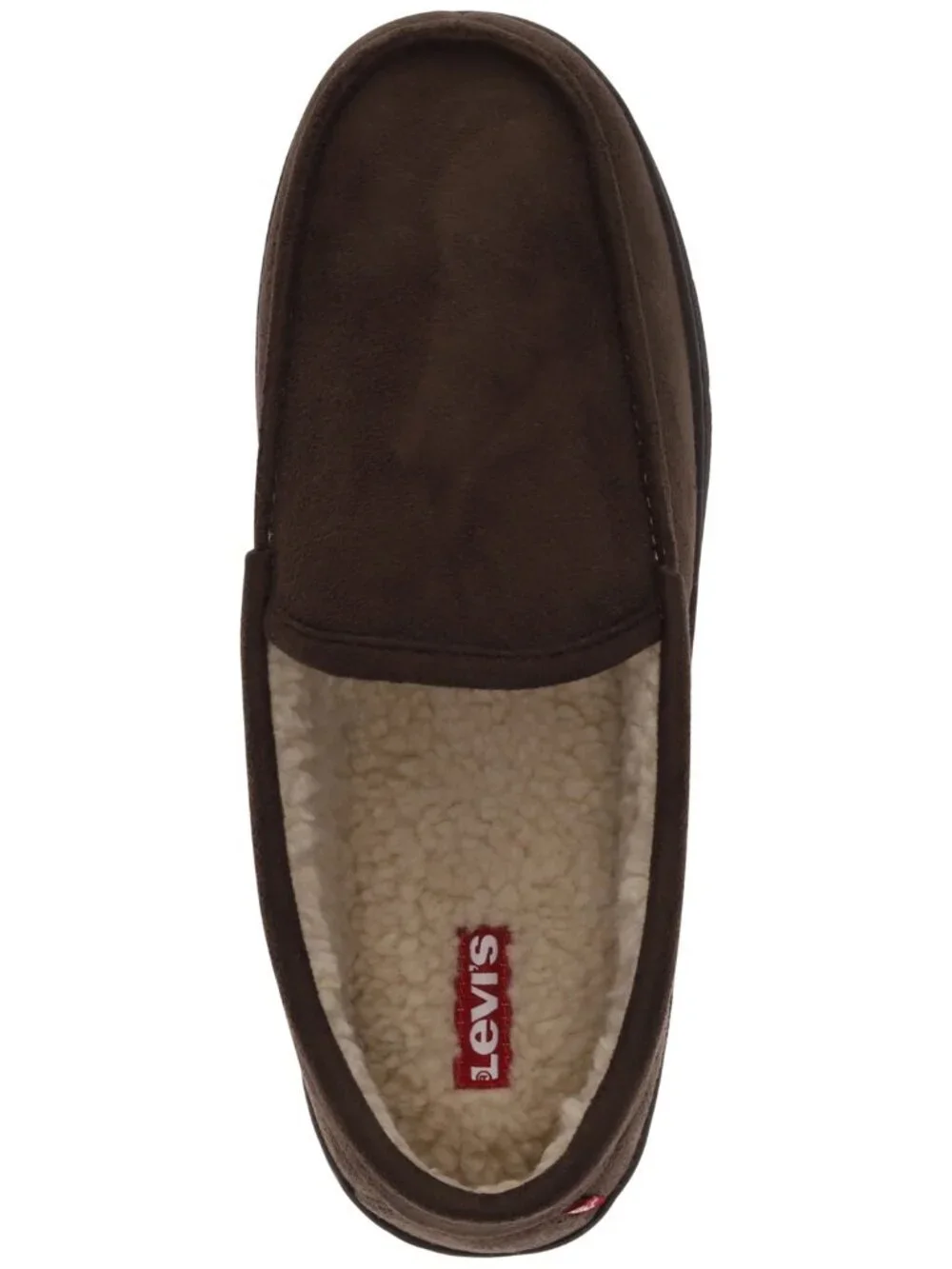 Levi's Men's Fields Faux-Sherpa Slippers - Brown